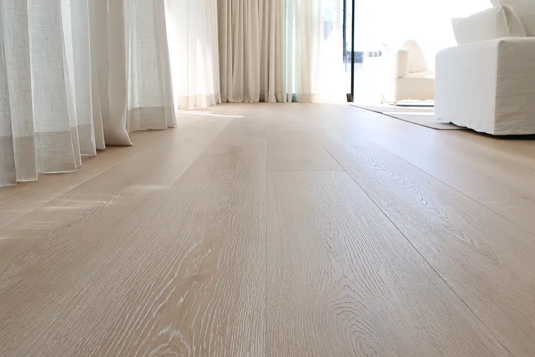 Brighton Residence, Wide Plank Installation